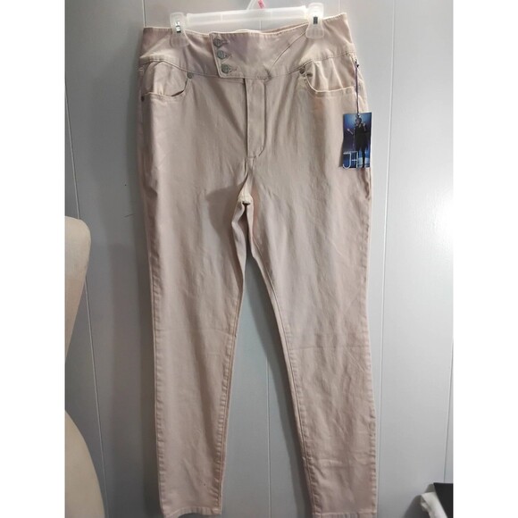 Soho New York and Company Jeans High Rise  Legging Pink SZ 14 - Picture 1 of 5